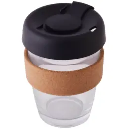 Brew Mate 300ml Coffee Mug Black Closed